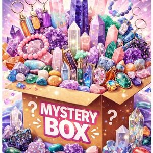 Crystal Mystery Box Healing Stones Gems Surprise Set